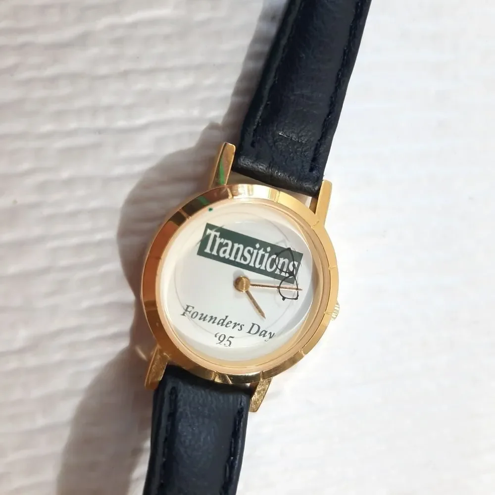 Transitions lenses Founder's Day '95 watch wristwatch 1995‎ optometrist promo